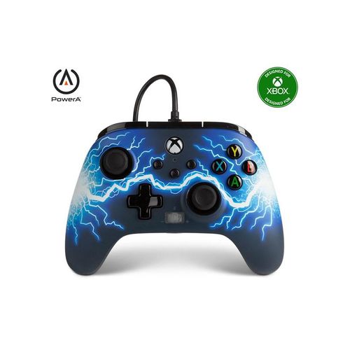PowerA Enhanced Wired Controller for Xbox Series X|S - Arc Lightning - Wired Controller - Microsoft Xbox One