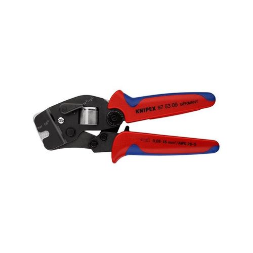 KNIPEX Selbsteinstellende Crimpzangen für Aderendhülsen, mit Fronteinführung