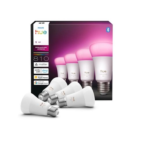 Philips A60 - E27 smart bulb - 810 - 4-pack