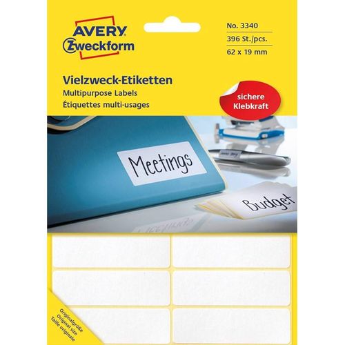 Avery Labels for handwriting permanent white