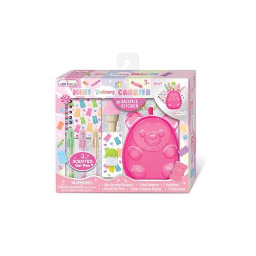 Hot Focos 4 gelépenne m/pung mini notesbog +3år