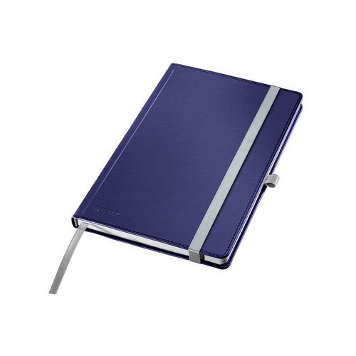 Leitz Style Notizbuch A5 kariert, Hardcover, Blau