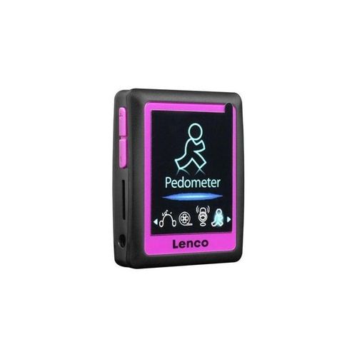 Lenco PODO-152 - MP3/4 Player with Pedometer en 4GB - Pink - MP3 Spieler 4 GB