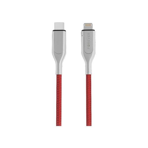 Forever Core 1.5m Mfi USB-C to Lightning Cable Red