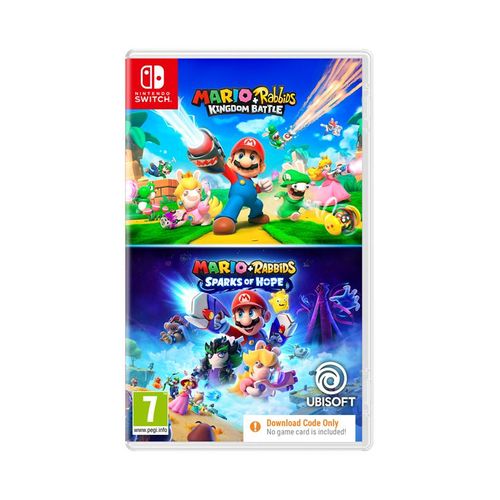 Mario + Rabbids Kingdom Battle / Mario + Rabbids Sparks of Hope (Code in a Box) - Nintendo Switch - Strategie - PEGI 7