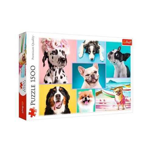 Trefl Puzzle - Puzzles Cute dogs (1500 pieces) Boden