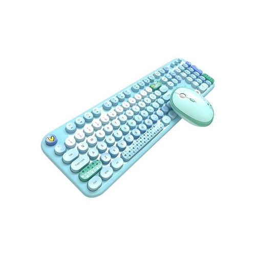 Mofii Lovely Wireless - Tastatur & Maus Set - Blau