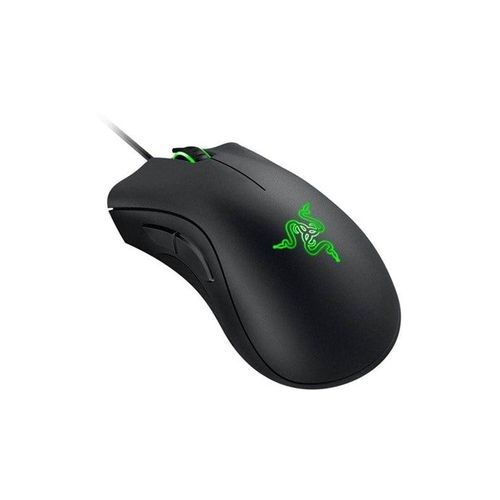 Razer DeathAdder Essential - Black - Gaming Maus (Schwarz mit grünem Licht)