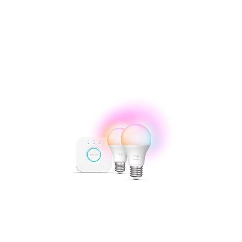 Philips Hue Essential starter kit: 2 E27 smart bulbs (806 lm)