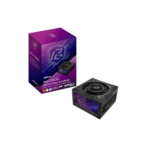 ASRock PG-750G Netzteile - 750 Watt - 135 mm - ATX 3.1 - 80 Plus Gold zertifiziert