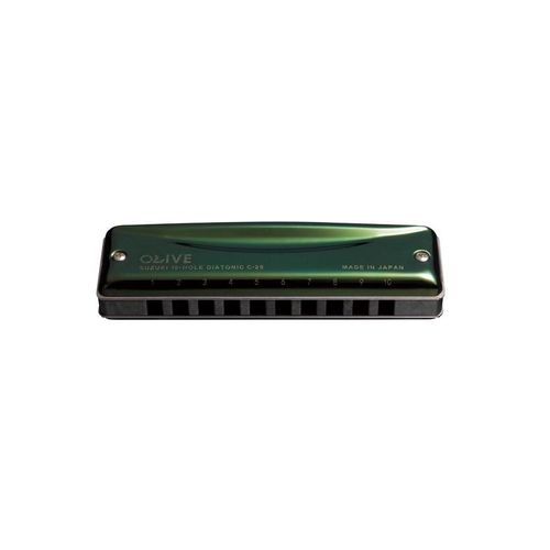 Suzuki Olive C-20 Diatonic harmonica - Key: C