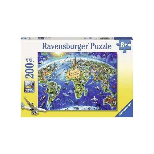 Ravensburger World Landmarks Map 200p