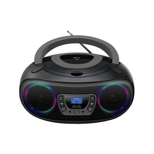 DENVER TDB-212GR - Grey - DAB+ Boombox with Bluetooth & CD Player