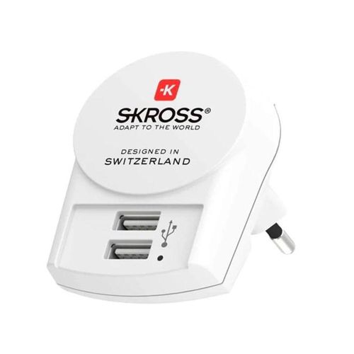 SKross Euro USB Charger - 2xType A