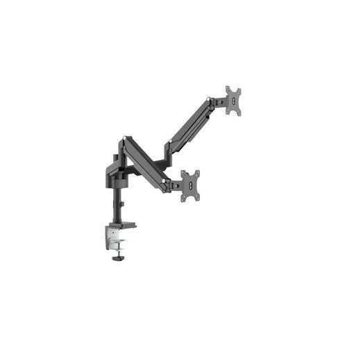 InLine mounting kit - for 2 LCD displays - black