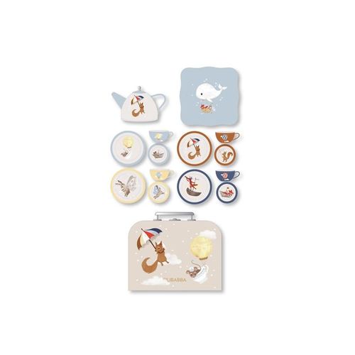 Filibabba Spielkoffer - Tee-Set für 4