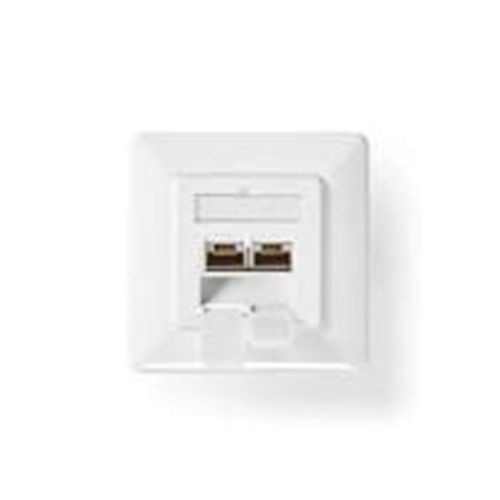 Nedis Network Wall Box | In-Wall | 2 port(s) | CAT7