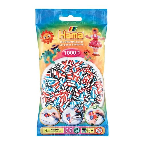 Hama Ironing beads mix - Striped 1000 pcs