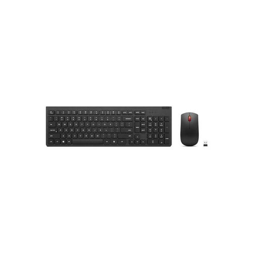 Lenovo Essential Wireless Combo Gen 2 - keyboard and mouse set - QWERTY - US English - black Input Device - Tastatur & Maus Set - Englisch (US) - Schwarz