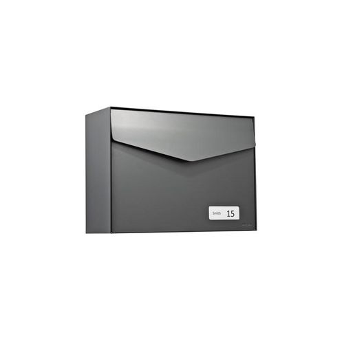 MEFA Letter 113 Briefkasten mit -Schloss, Basaltgrau