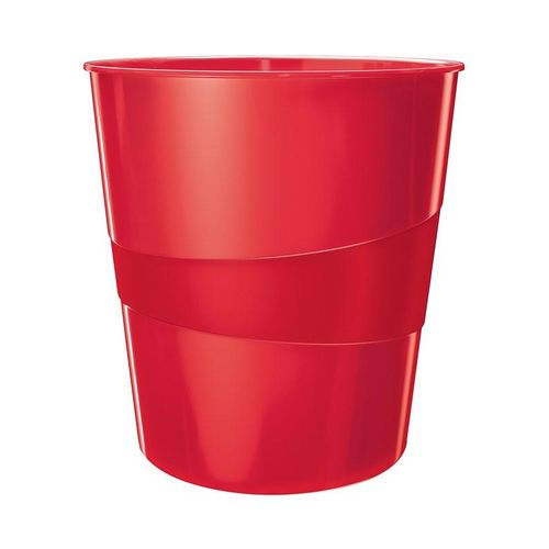 Leitz WOW Papierkorb Rot