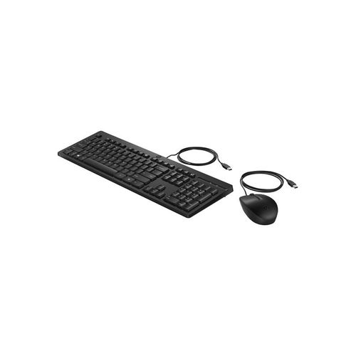 HP 225 - Tastatur & Maus Set - Englisch - Schwarz