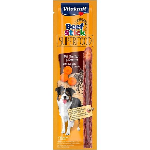Vitakraft Beef Stick Superfood mit Chiasamen & Karotten 25g (1-Pack)