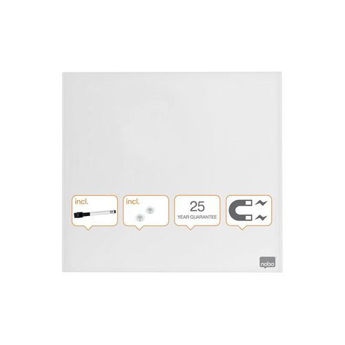 Nobo Diamond Glas - blaue magnetische Glastafel, Einzelhandelspackung Diamond Glas - blaue magnetische Glastafel, Einzelhandelspackung