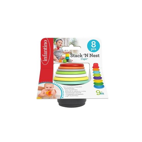 B-Kids Infantino Infantino Stapelbecher, 8 Stück