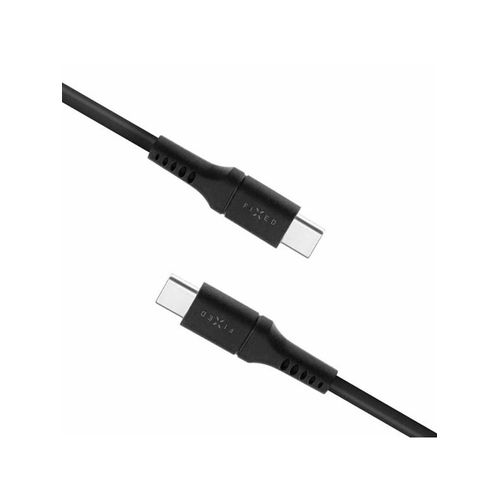 FIXED LIQUID Silicone - 60W - USB-C USB-C - 1.2m - Schwarz