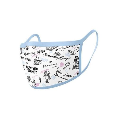 Pyramid - Friends (Phrases) 2 pack Face Covering