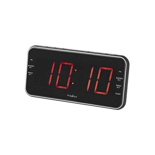 Nedis CLAR004BK - clock radio - AM/FM
