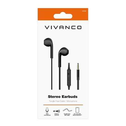 Vivanco Smart Pro In-Ear Plugin Eggshape Headset Black