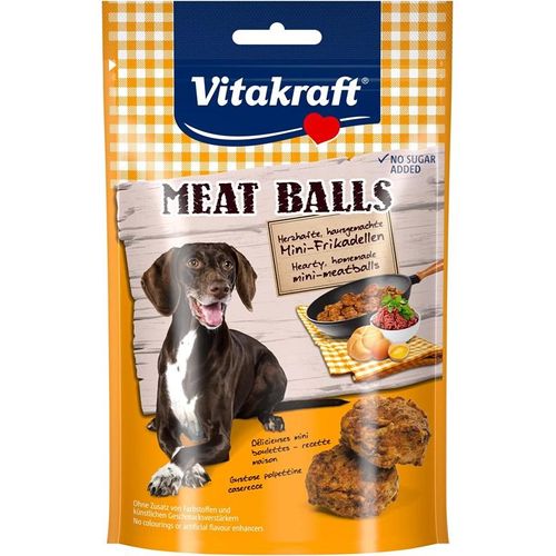 Vitakraft Meat Balls Herzhafte Hausgemachte Hundeleckerlis 80g