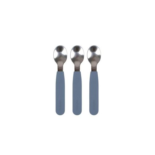 Filibabba Silicone spoons 3-pack - Powder blue