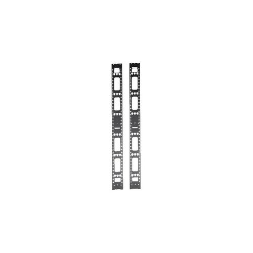 Tripp Lite 42U Rack Enclosure Server Cabinet Vertical Cable Management Bars - rack cable management panel