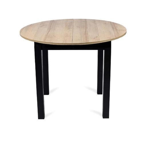 Runder Esstisch Harry auziehbar 102-142 cm Eiche Riviera
