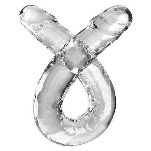 Doppeldildo transparent