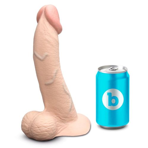 Naturdildo „slipskin curvy“ mit Saugfuß