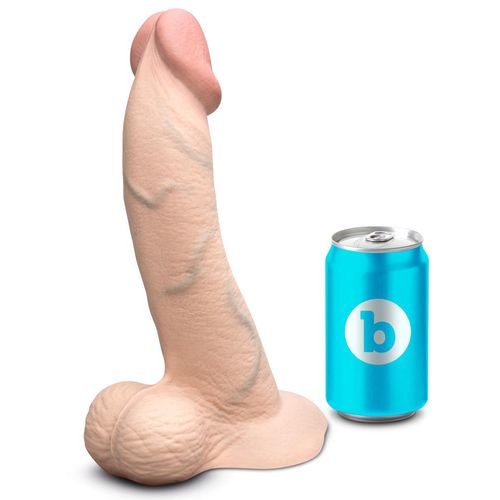 Naturdildo „slipskin curvy“ mit Saugfuß