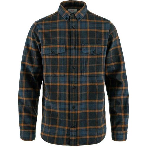 Fjällräven Övik Twill Shirt Herren Dark Navy-Chestnut L