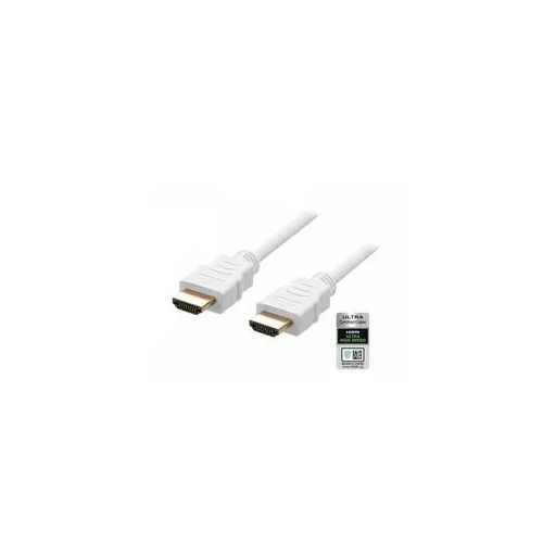 Deltaco Ultra High Speed HDMI Kabel 2.1 - Weiß - 1m