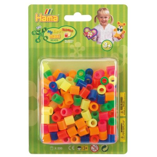 Hama Beads Maxi - Neon Mix 250 pcs