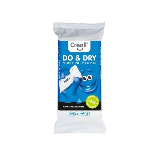 Creall Do&Dry Modeling Clay Preservation Free White 1000gr.