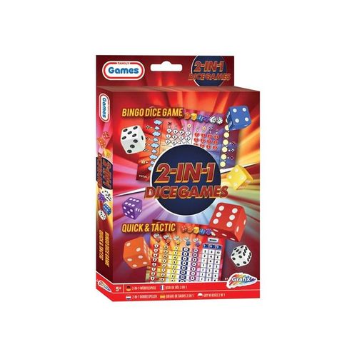 Grafix Dice Games 2in1 (Bingo Dice & Quick and Tactic)