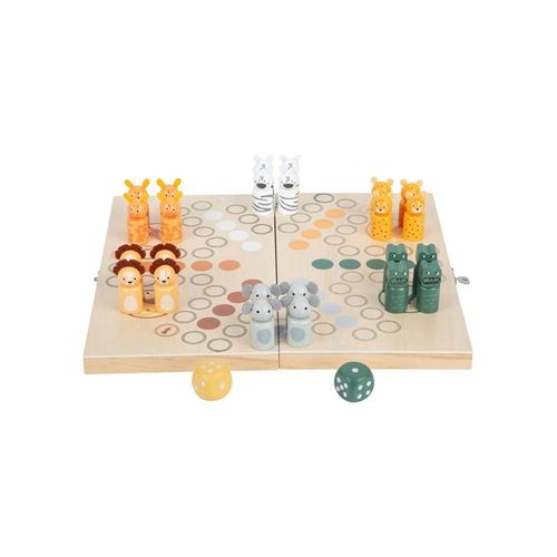 Small Foot - Wooden Ludo Game Safari - 6 Players