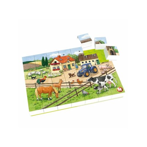 Hubelino Block Puzzle Life on the Farm 35st.