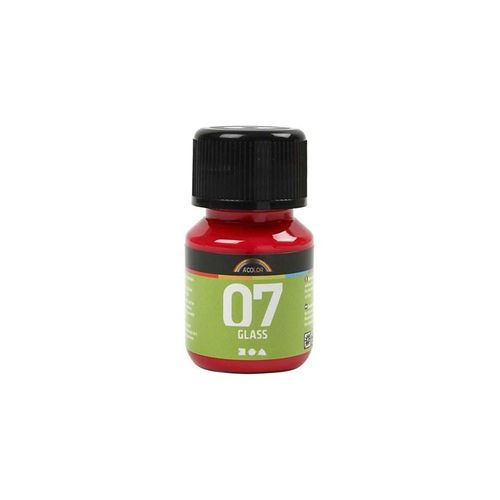 Creativ Company Permanent Glass Paint - Red 30ml