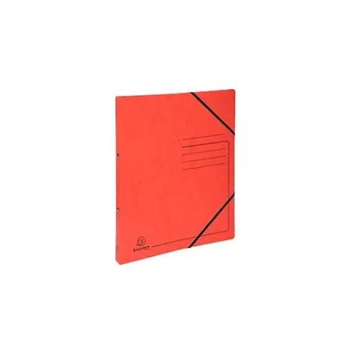 Exacompta Genuine Premium Pressspankarton 15 mm Ringbuch Pressspankarton DIN A4 2 Ringe Rot 542555E 10 Stück