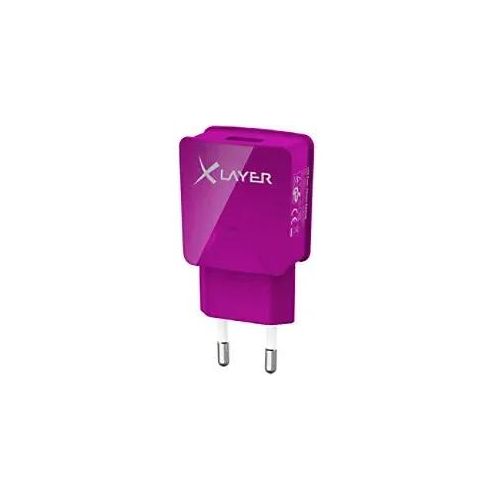 XLAYER 214115 USB-Netzteil Violett